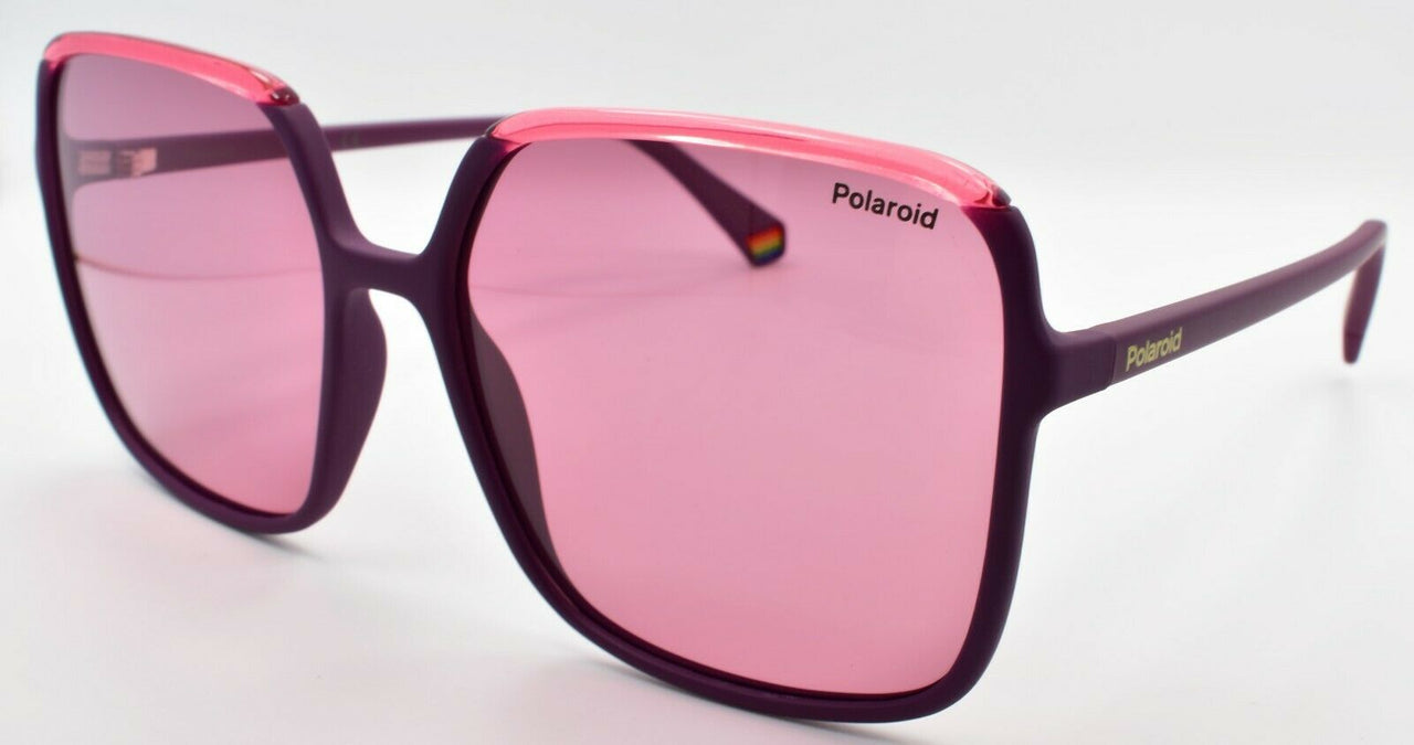 1-Polaroid PLD6128/S A300F Women's Sunglasses Dark Purple Pink / Polarized Pink-716736300900-IKSpecs