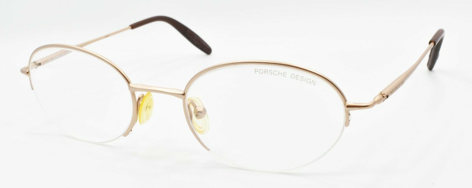 1-Porsche Design P7001 B Eyeglasses Frames Half-rim SMALL 48-20-130 Gold ITALY-4035247505397-IKSpecs