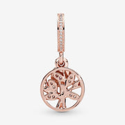 2-Pandora Charm Sparkling Family Tree Dangle 14K Rose Gold Plated 781728CZ-5700302593891-IKSpecs