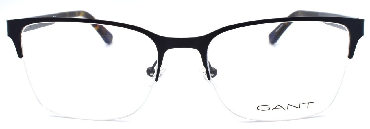 GANT GA3202 002 Men's Eyeglasses Frames Half-rim 55-18-140 Matte Black