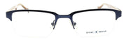 2-LUCKY BRAND Cruiser Men's Eyeglasses Frames Half-rim 51-19-140 Blue + CASE-751286222845-IKSpecs