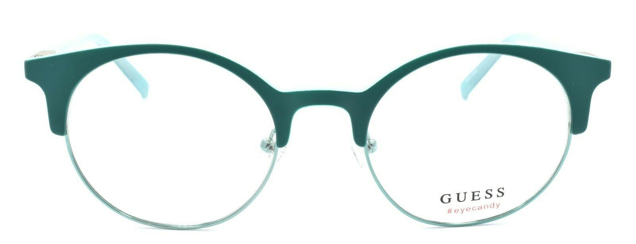 2-GUESS GU3025 088 Eye Candy Women's Eyeglasses Frames 51-21-135 Matte Turquoise-664689924677-IKSpecs