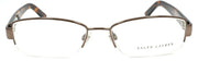 2-Ralph Lauren RL5070 9167 Women's Eyeglasses Frames Half-rim 51-16-135 Brown-713132374887-IKSpecs