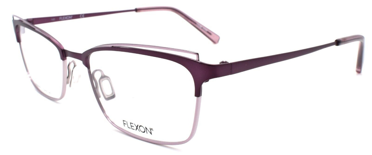 Flexon W3102 505 Women's Eyeglasses Frames Plum 53-18-140 Flexible Titanium