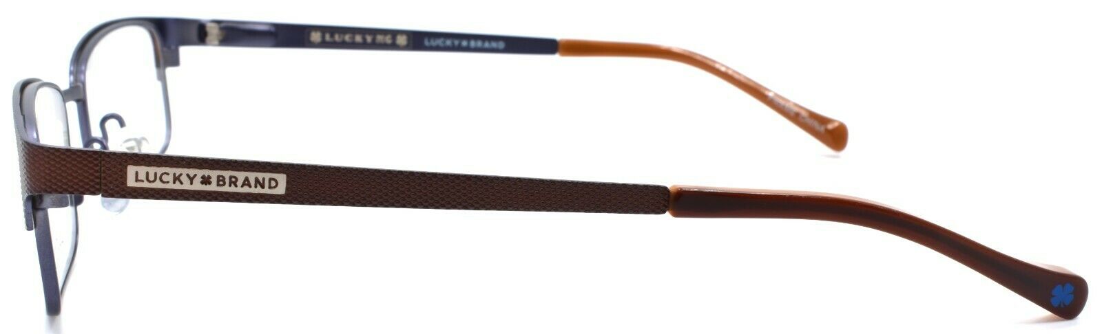 3-LUCKY BRAND D801 Kids Eyeglasses Frames 46-16-125 Brown-751286282405-IKSpecs