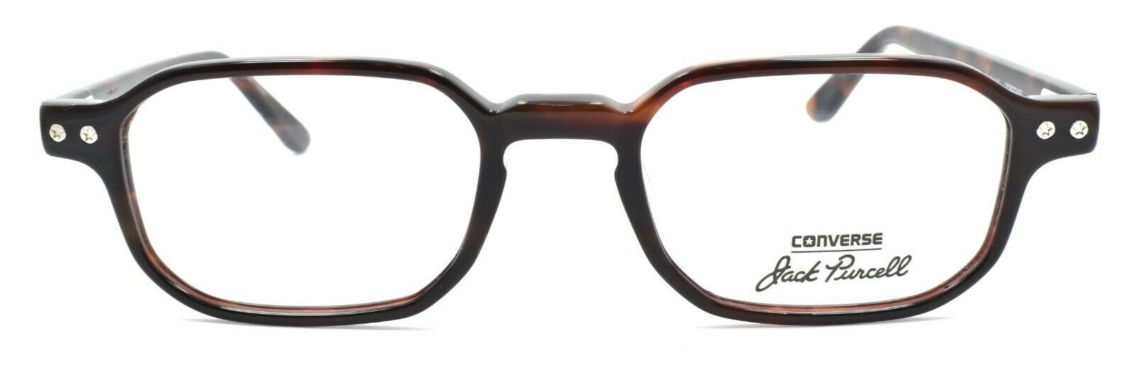 2-CONVERSE Jack Purcell P001 UF Men's Eyeglasses Frames 49-19-145 Brown-751286260441-IKSpecs