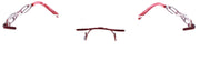 2-Airlock Enchantment 204 604 Eyeglasses Frames Burgundy 18-135 CHASSIS ONLY READ-886895381123-IKSpecs