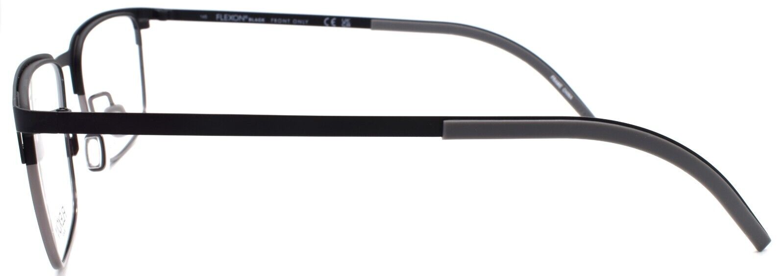 3-Flexon B2034 002 Men's Eyeglasses Matte Black 54-18-145 Flexible Titanium-883900208178-IKSpecs