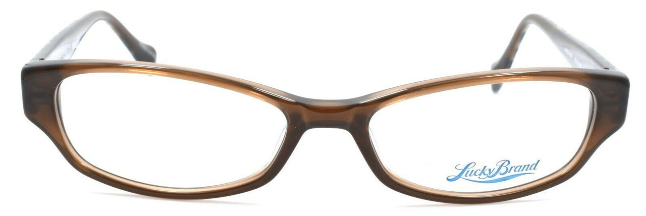 LUCKY BRAND Pretend Kids Girls Eyeglasses Frames 49-15-130 Brown