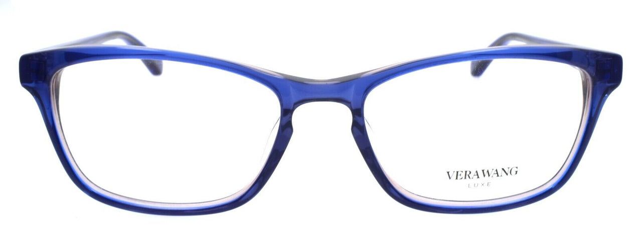 Vera Wang Ariadne Women's Eyeglasses Frames 52-17-135 Sapphire Blue w/ Crystals