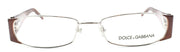 2-Dolce & Gabbana D&G 5021-B 033 Women's Eyeglasses 52-17-135 Silver / Brown-Does not apply-IKSpecs
