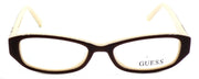 2-GUESS GU9126 BRN Women's Eyeglasses Frames 49-16-135 Brown / Cream + CASE-715583033573-IKSpecs