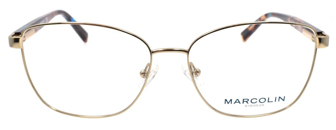 Marcolin MA5031 032 Women's Eyeglasses Frames 54-15-140 Pale Gold