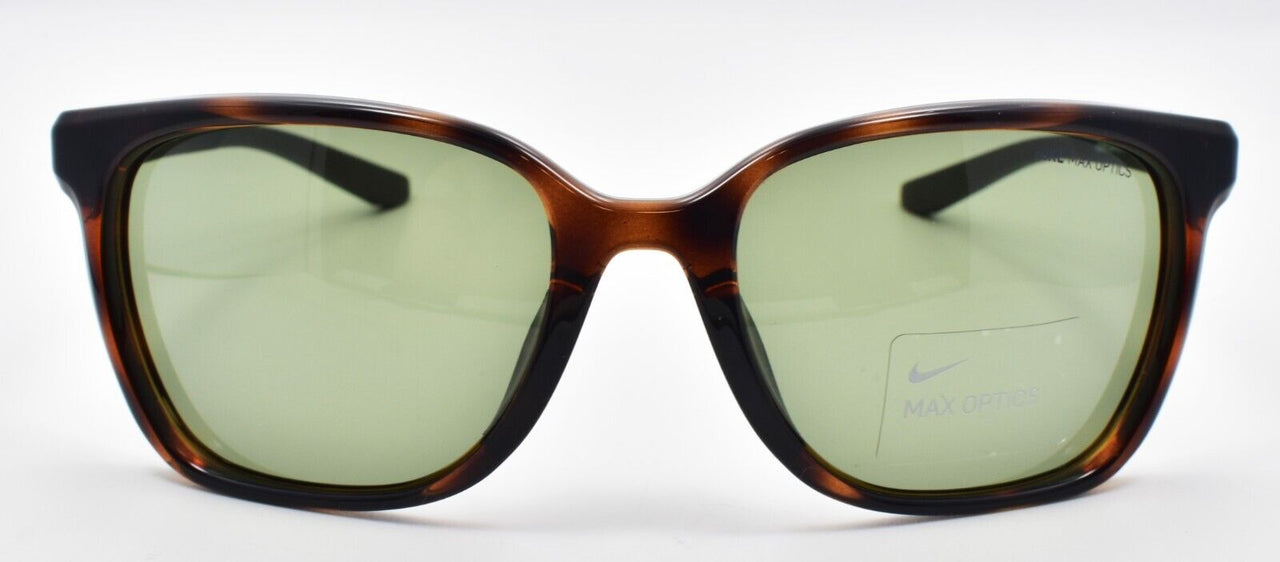 Nike Sentiment CT7886 220 Women's Sunglasses Soft Tortoise / Green Lens