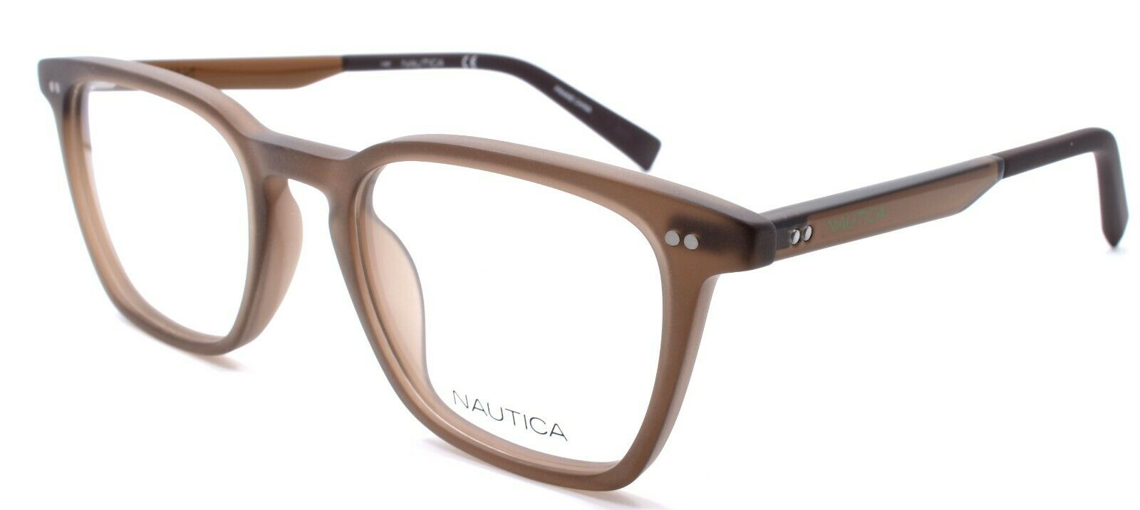 1-Nautica N8152 210 Men's Eyeglasses Frames 50-20-140 Matte Brown-688940462364-IKSpecs