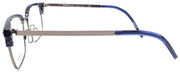 3-Flexon B2022 441 Men's Eyeglasses Frames Blue Horn 55-19-145 Flexible Titanium-886895450485-IKSpecs