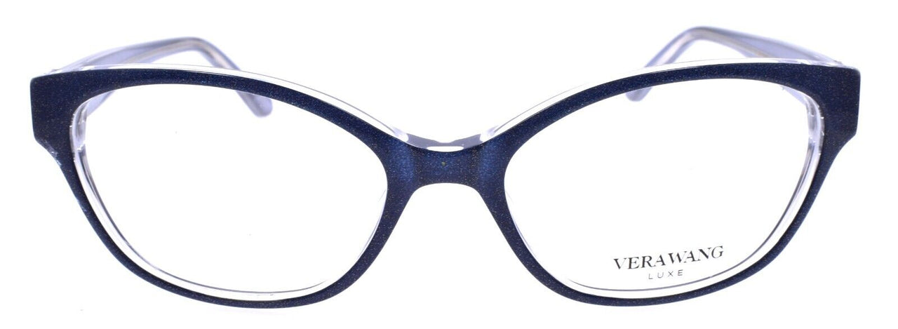 Vera Wang Raina MI Women's Eyeglasses Frames 51-16-132 Midnight Blue w/ Crystals