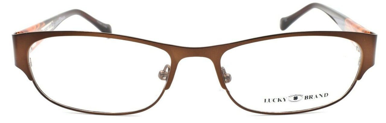 2-LUCKY BRAND 101 Women's Eyeglasses Frames 52-16-135 Chocolate Brown + CASE-751286237382-IKSpecs