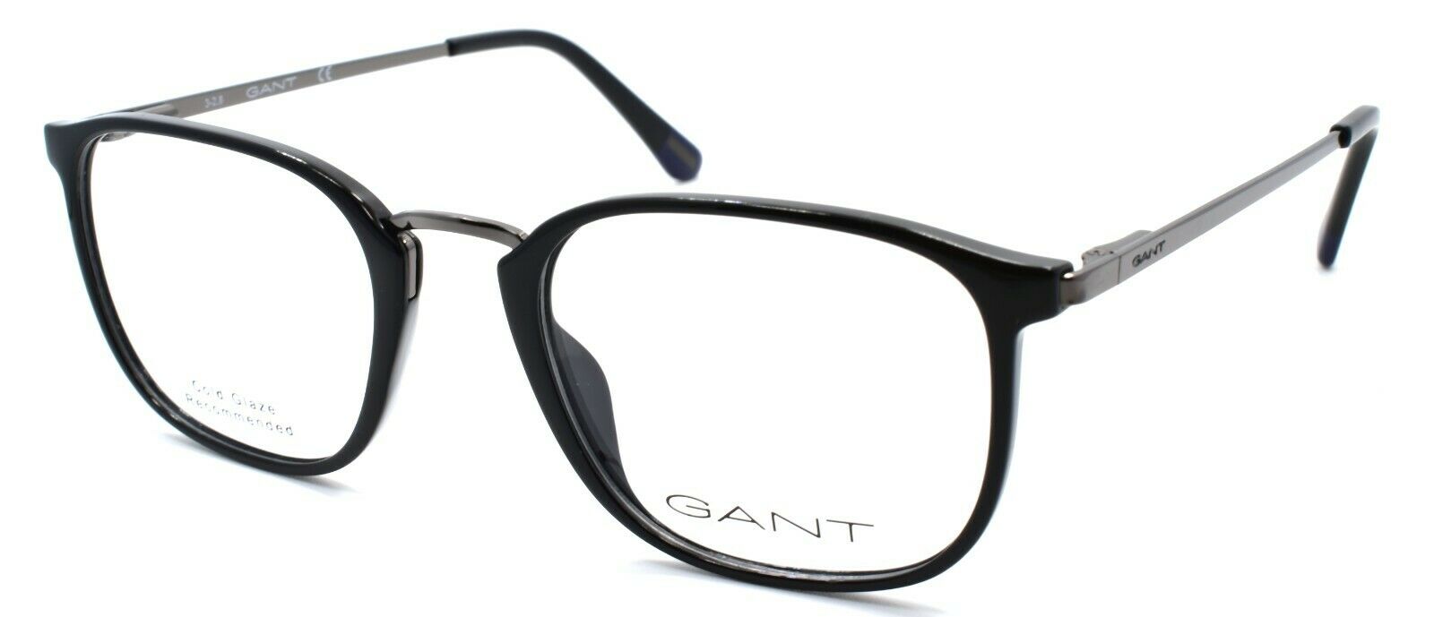 1-GANT GA3190 001 Women's Eyeglasses Frames 49-20-145 Black / Gunmetal-889214047236-IKSpecs