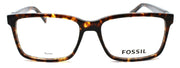 2-Fossil FOS 7035 086 Men's Eyeglasses Frames 56-17-145 Dark Havana-716736080840-IKSpecs