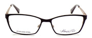 2-Kenneth Cole NY KC0206 083 Women's Eyeglasses 53-16-135 Matte Violet + CASE-664689610150-IKSpecs