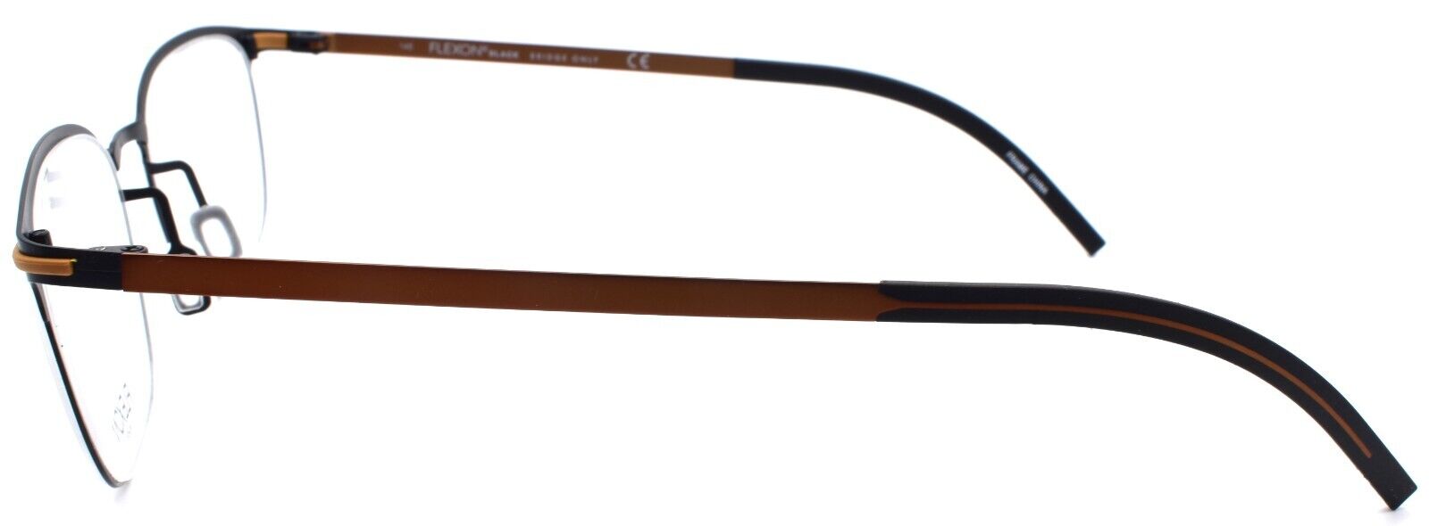 3-Flexon B2007 002 Men's Eyeglasses Black 50-19-145 Flexible Titanium-883900206716-IKSpecs