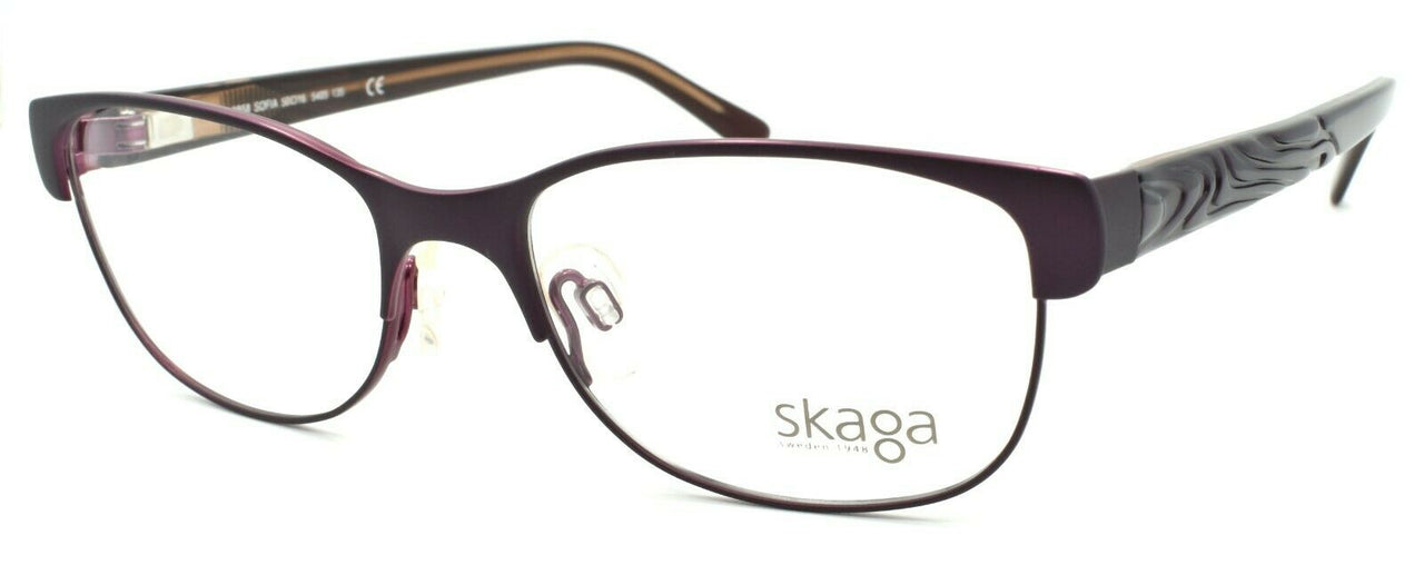 1-Skaga 3858 Sofia 5405 Women's Eyeglasses Frames 50-16-135 Burgundy-IKSpecs