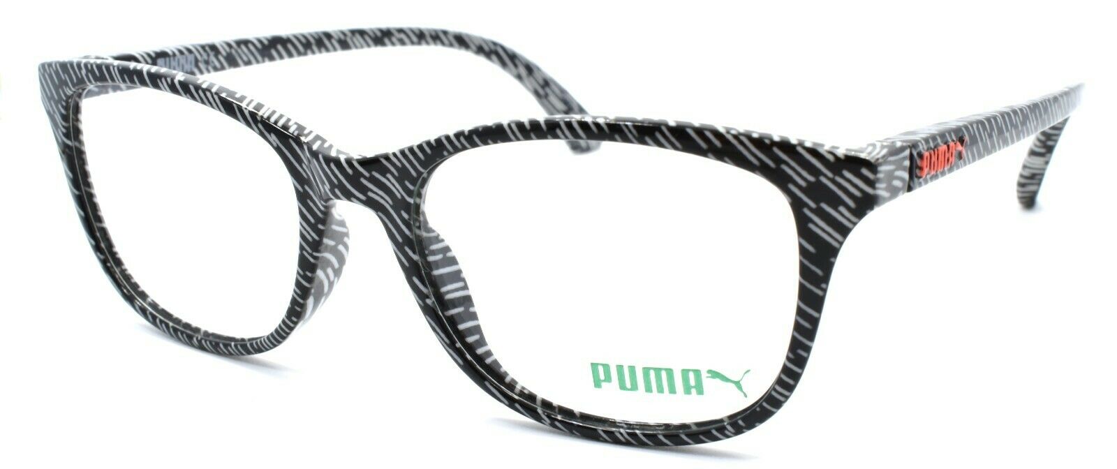 1-PUMA PU0082 001 Women's Eyeglasses Frames 50-17-145 Black / White-889652030067-IKSpecs