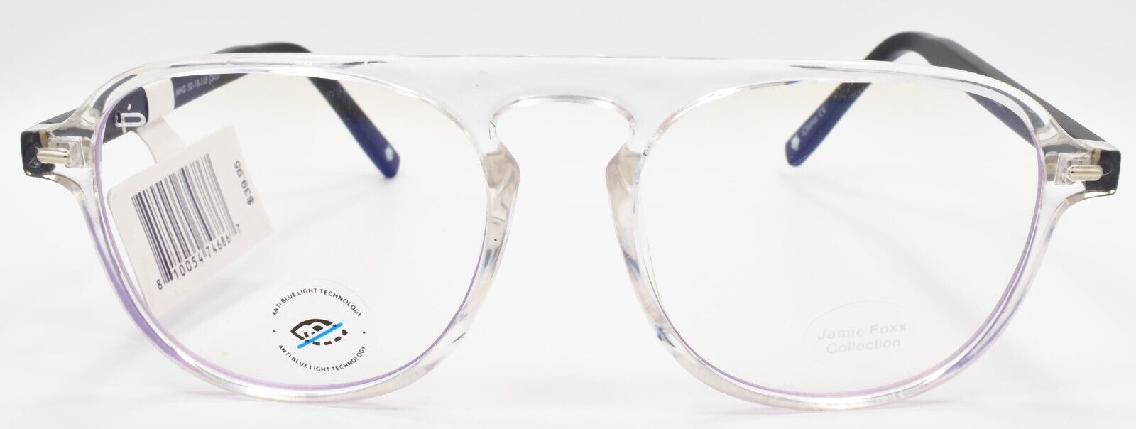 2-Prive Revaux Sparrow Eyeglasses Blue Light Blocking RX-ready Clear / Black-810054746867-IKSpecs