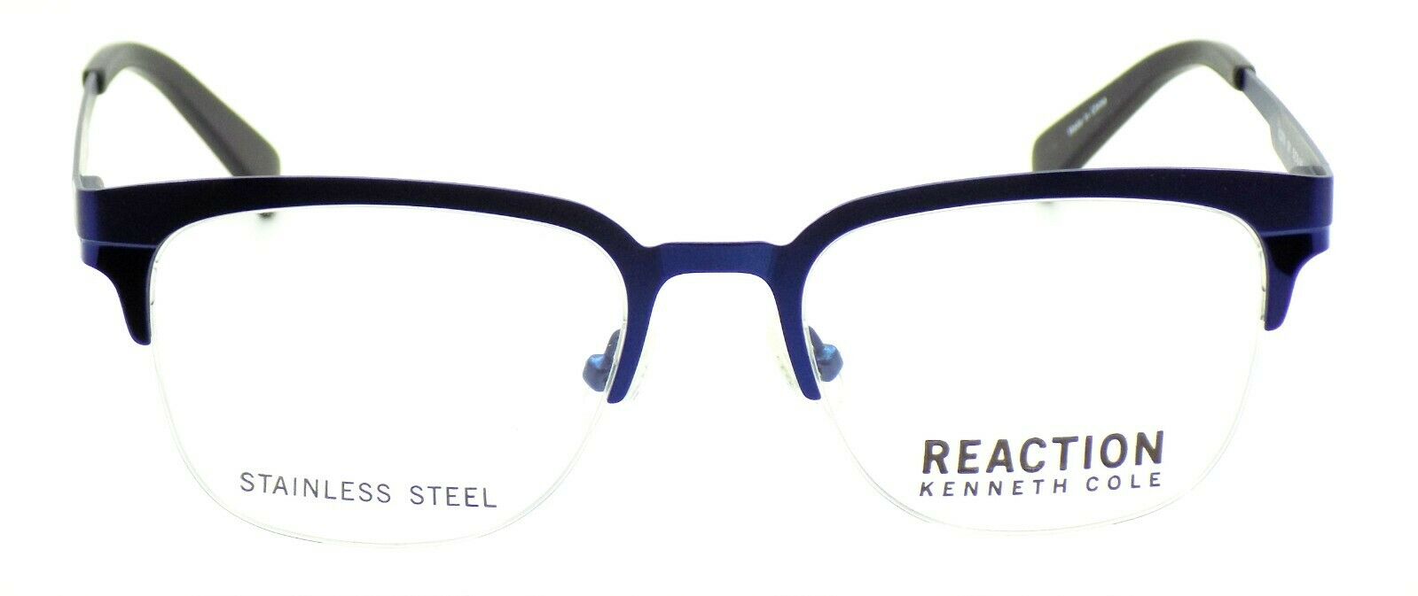 2-Kenneth Cole REACTION KC0791 091 Men's Eyeglasses Frames 50-18-140 Matte Blue-664689888832-IKSpecs