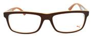 2-PUMA PU0053O 005 Men's Eyeglasses Frames 53-17-145 Green - Brown-889652016221-IKSpecs