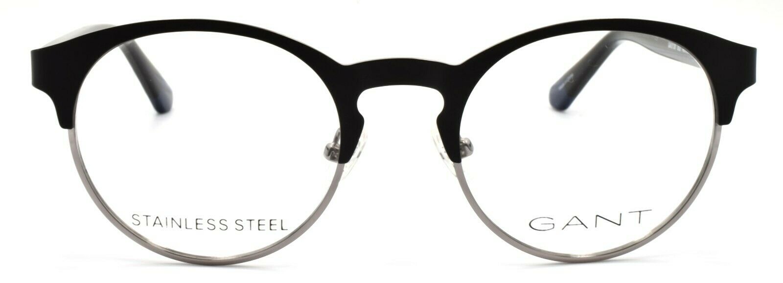 2-GANT GA3138 002 Men's Eyeglasses Frames Round 48-20-140 Matte Black-664689875283-IKSpecs