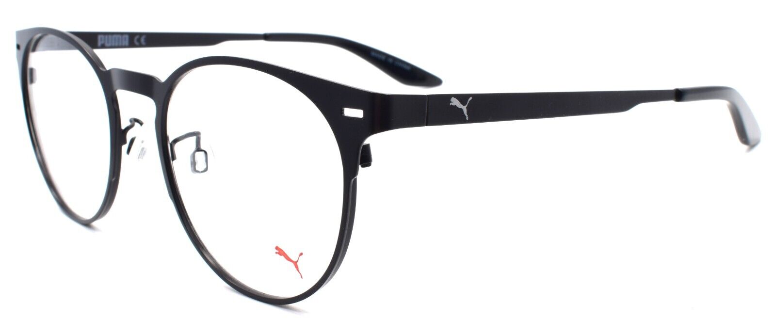 1-PUMA PE0083O 001 Eyeglasses Frames Round 50-20-145 Black-889652190099-IKSpecs