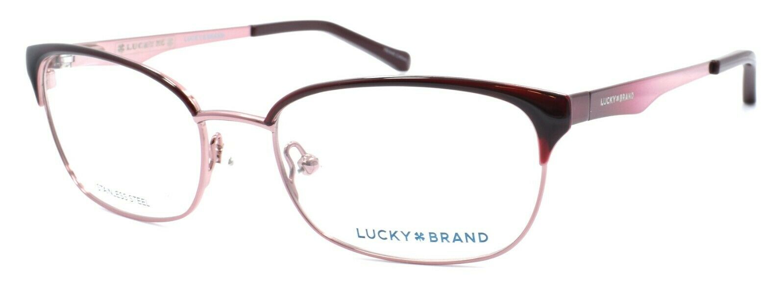 1-LUCKY BRAND D703 Eyeglasses Frames SMALL 49-16-130 Pink + CASE-751286282191-IKSpecs