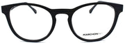 3-Marchon M-1502 002 Eyeglasses Frames 50-19-140 Matte Black + 2 Magnetic Clip Ons-886895484350-IKSpecs