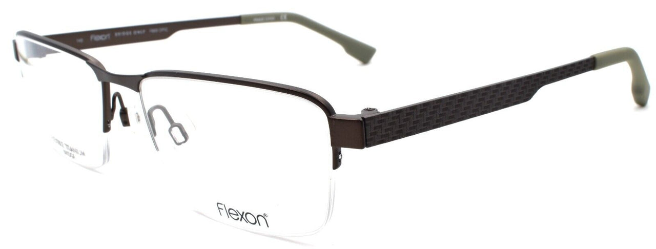 1-Flexon E1037 310 Men's Eyeglasses Half-rim Moss 55-18-145 Titanium Bridge-883900201513-IKSpecs