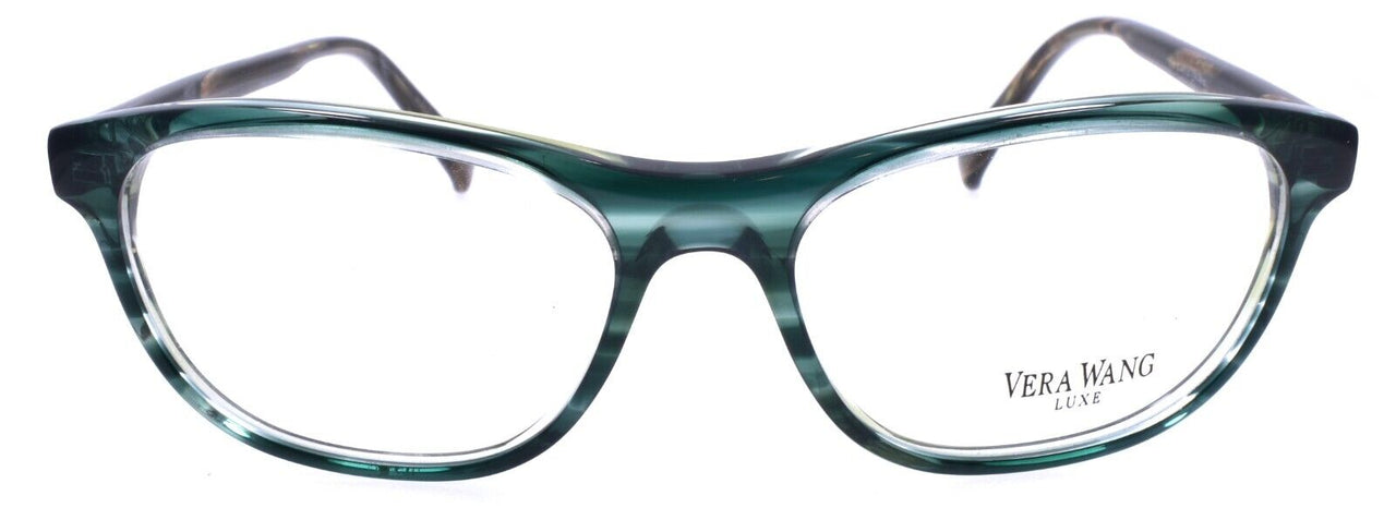 Vera Wang Lula EM Women's Eyeglasses Frames 52-15-135 Emerald Green Italy