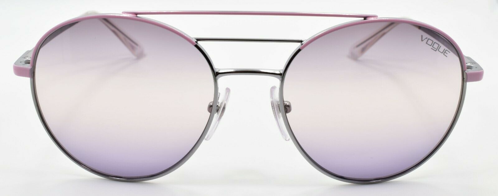 2-Vogue VO4117S 548/0J Women's Sunglasses Silver & Pink / Grey Gradient 54-18-135-8056597009874-IKSpecs