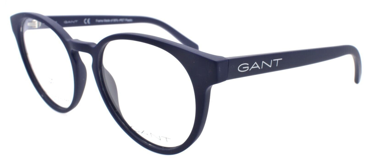 GANT GA3265 091 Eyeglasses Frames Round 53-18-145 Matte Blue