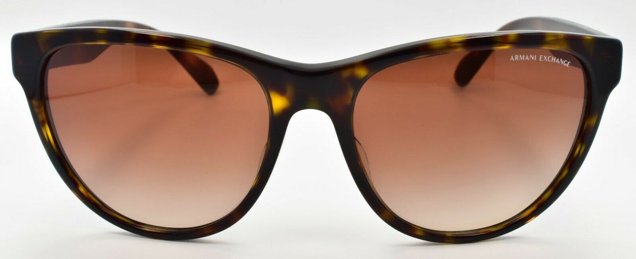 2-Armani Exchange AX4105S 82135A Women's Sunglasses Havana / Brown Gradient-8056597193825-IKSpecs