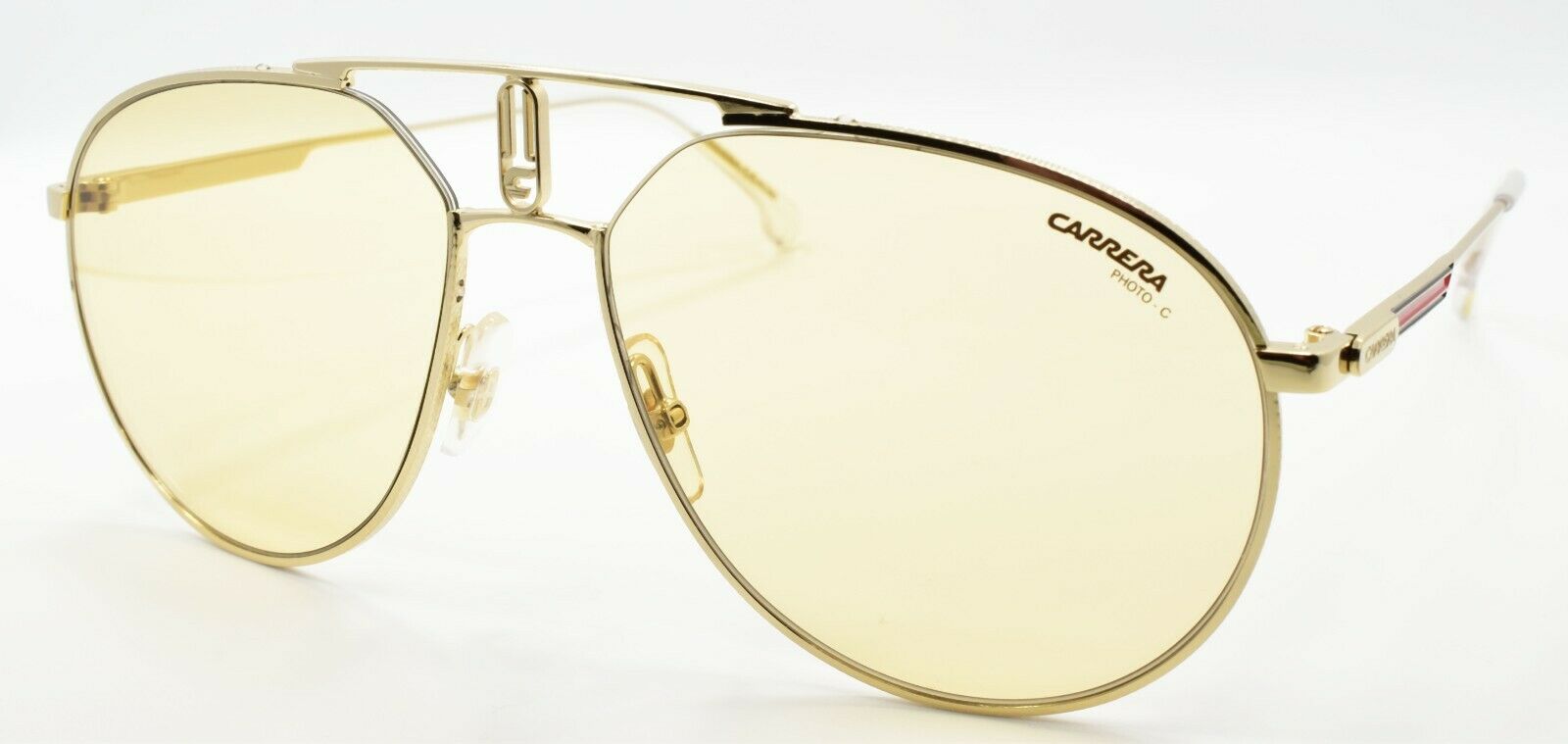 1-Carrera 1025/S DYG Sunglasses Aviator 59-17-145 Gold / Yellow Photochromic-716736202457-IKSpecs