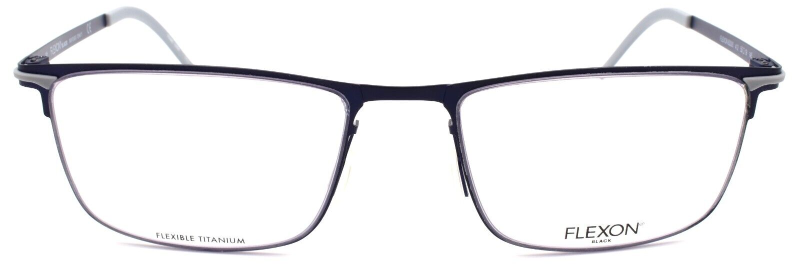 2-Flexon B2005 412 Men's Eyeglasses Frames Navy 55-19-145 Flexible Titanium-883900204545-IKSpecs