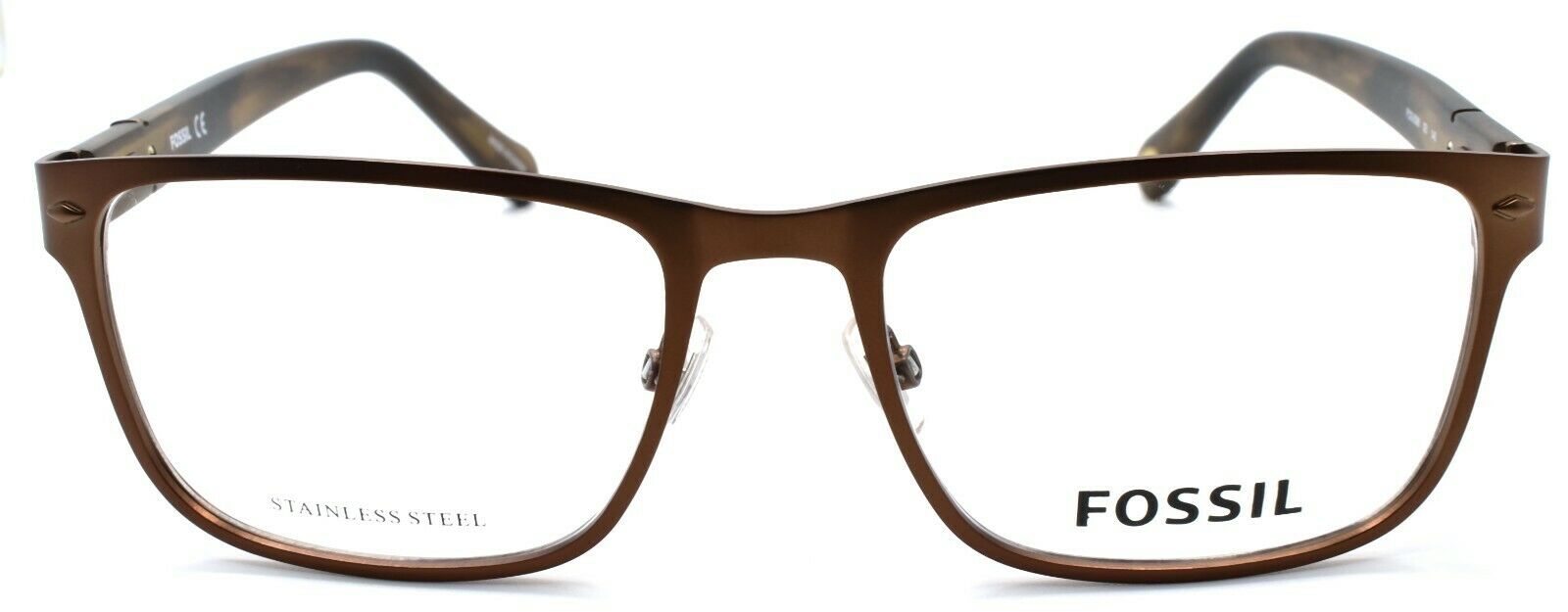 2-Fossil FOS 6088 0EI Men's Eyeglasses Frames 54-18-145 Matte Brown-762753767196-IKSpecs