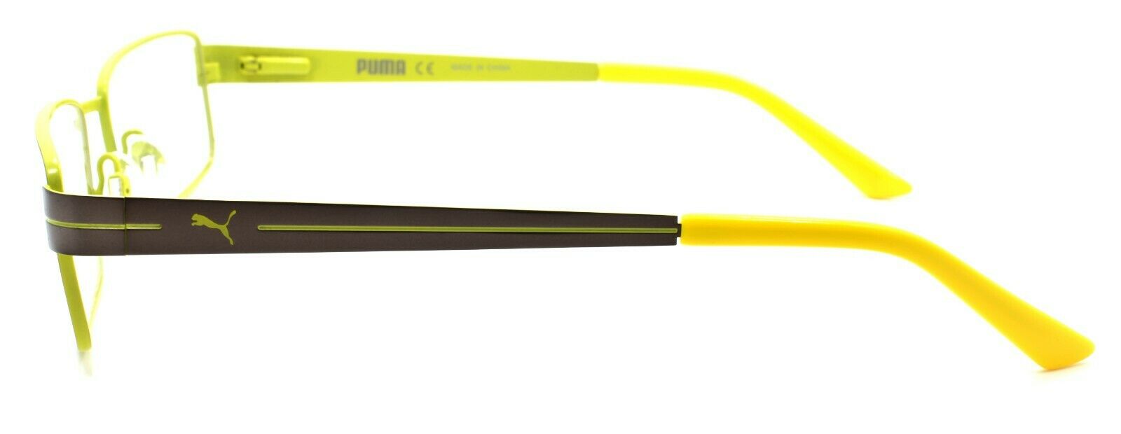 3-PUMA PE0014O 003 Men's Eyeglasses Frames 54-17-140 Ruthenium / Yellow-889652036557-IKSpecs