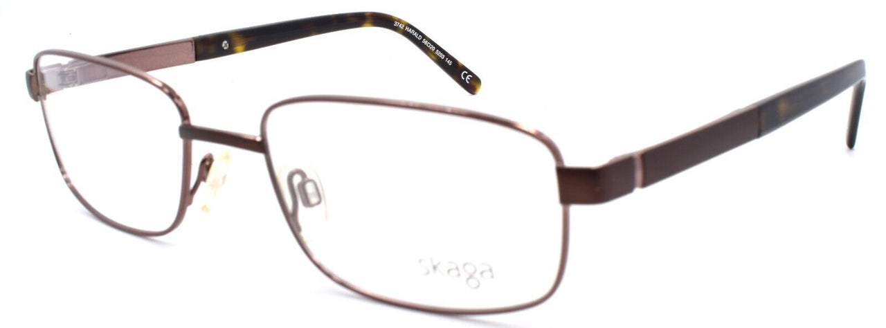 1-Skaga 3742 Harald 5203 Men's Eyeglasses Frames 56-20-145 Brown-Does not apply-IKSpecs