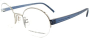 1-Porsche Design P8350 B Eyeglasses Frames Half-rim Round 48-22-140 Palladium-4046901601454-IKSpecs