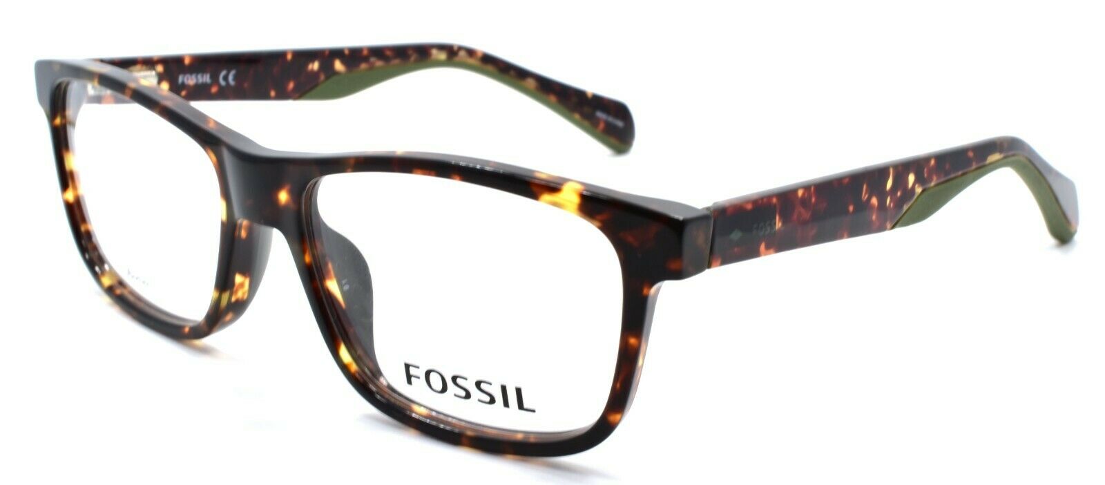 1-Fossil FOS 7046 086 Men's Eyeglasses Frames 52-16-145 Dark Havana-716736131139-IKSpecs