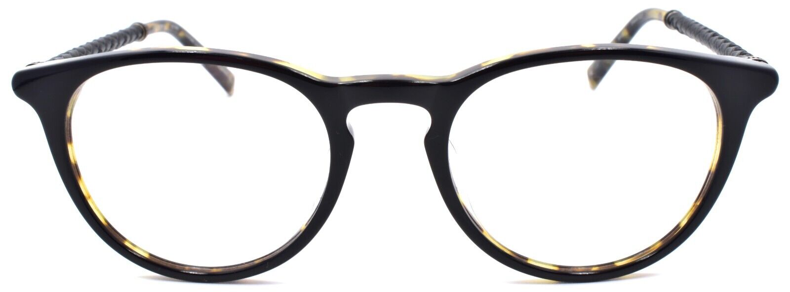 2-John Varvatos V401 Men's Eyeglasses 49-20-145 Black Tortoise / Leather Japan-751286305999-IKSpecs