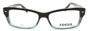 2-Fossil FOS 6066 RRB Women's Eyeglasses Frames 52-15-135 Brown Gray Green-827886591770-IKSpecs