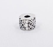 3-Authentic Pandora Charm Swirl Clip 925 Sterling Silver 790338 New in Box-5700302003987-IKSpecs